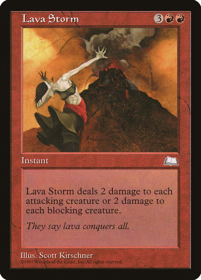 Lava Storm (110) - Weatherlight (WTH)