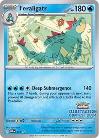 Feraligatr - 213 (Illustration Contest 2024) (213) - SV: Scarlet & Violet Promo Cards (SVP)