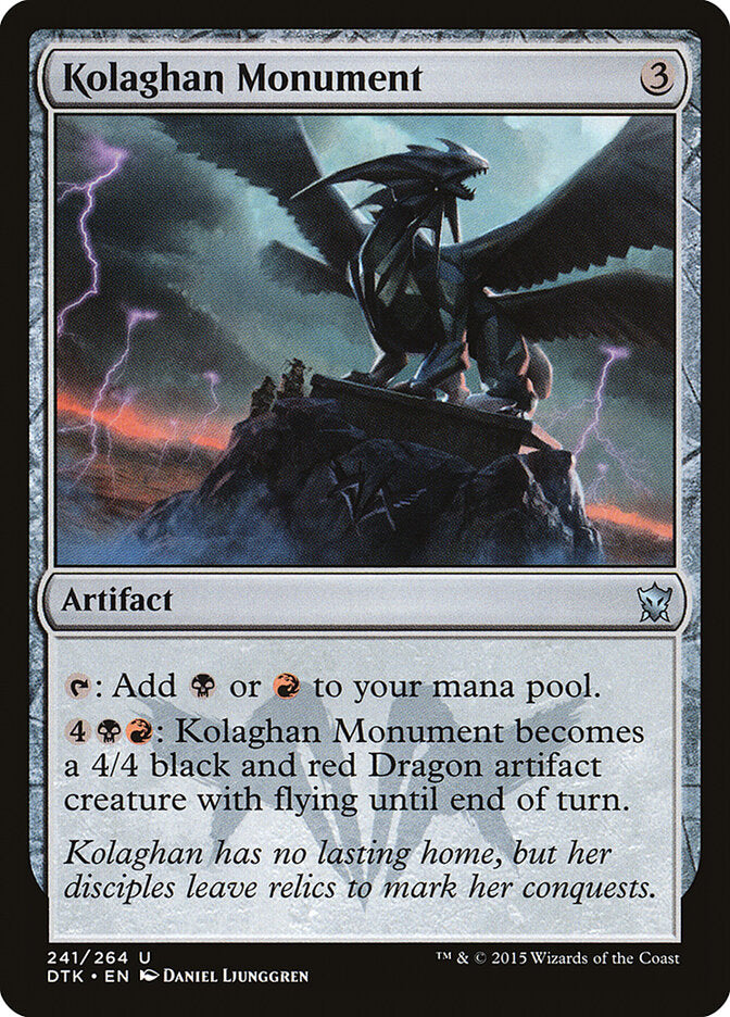 Kolaghan Monument (241) - Dragons of Tarkir (DTK)