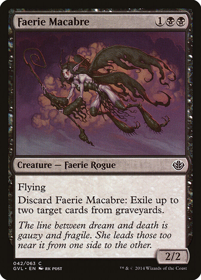 Faerie Macabre (42) - Duel Decks Anthology: Garruk vs. Liliana (GVL)