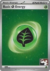 Basic Grass Energy - 001 (Cosmos Holo) (1) - Prize Pack Series Cards