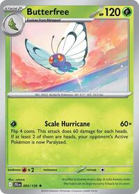 Butterfree (3) - SV09: Journey Together (JTG)
