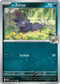 Ns Zorua (97) - SV09: Journey Together (JTG)