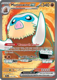 Mamoswine ex (174) - SV09: Journey Together (JTG)
