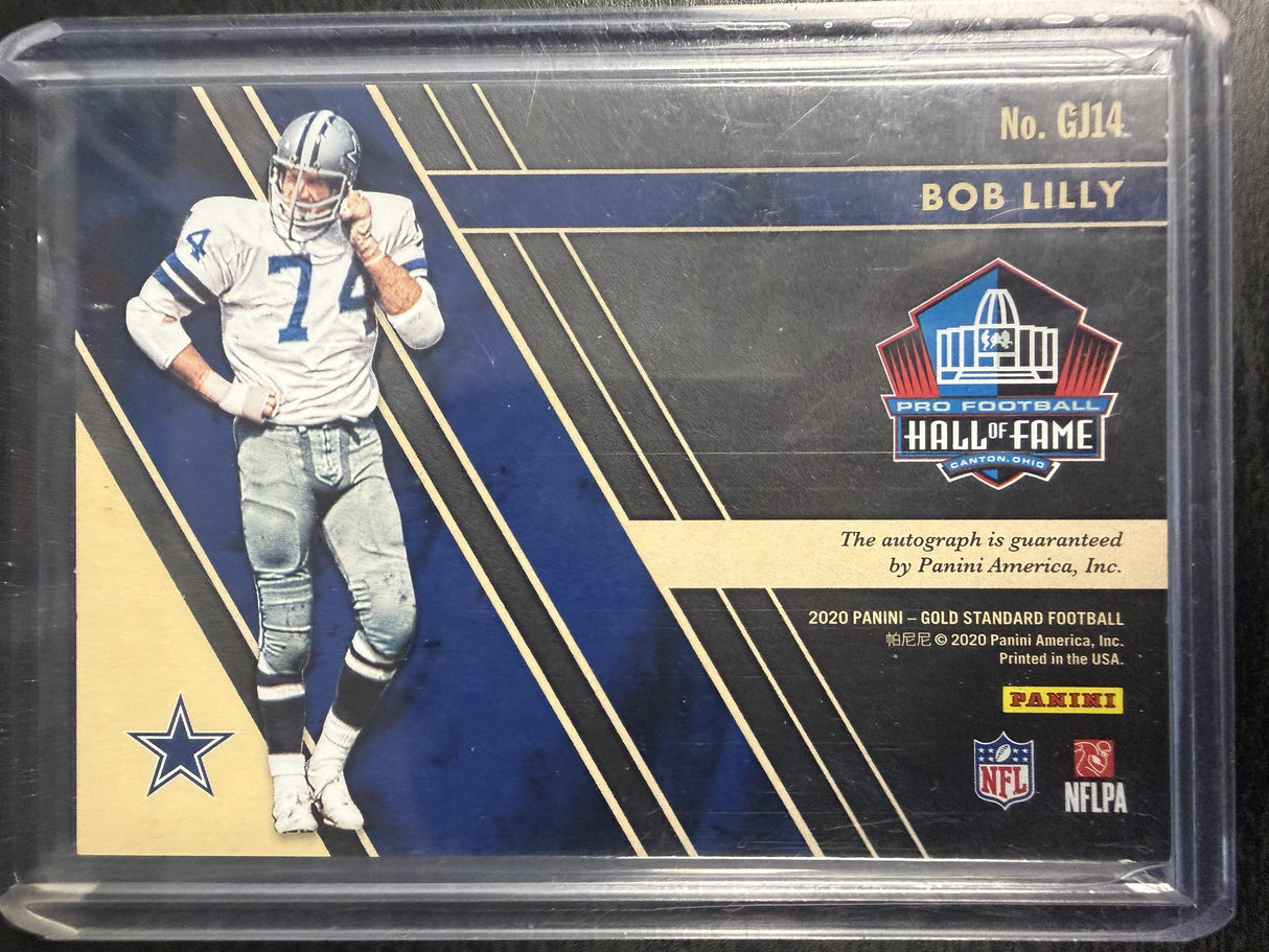 2020 Panini Gold Standard Bob Lilly Gold Jacket Signatures Platinum /10