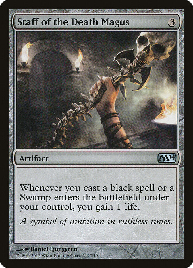 Staff of the Death Magus (219) - Magic 2014 (M14)