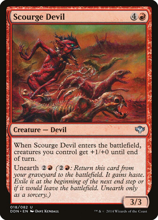 Scourge Devil (18) - Duel Decks: Speed vs. Cunning (DDN)