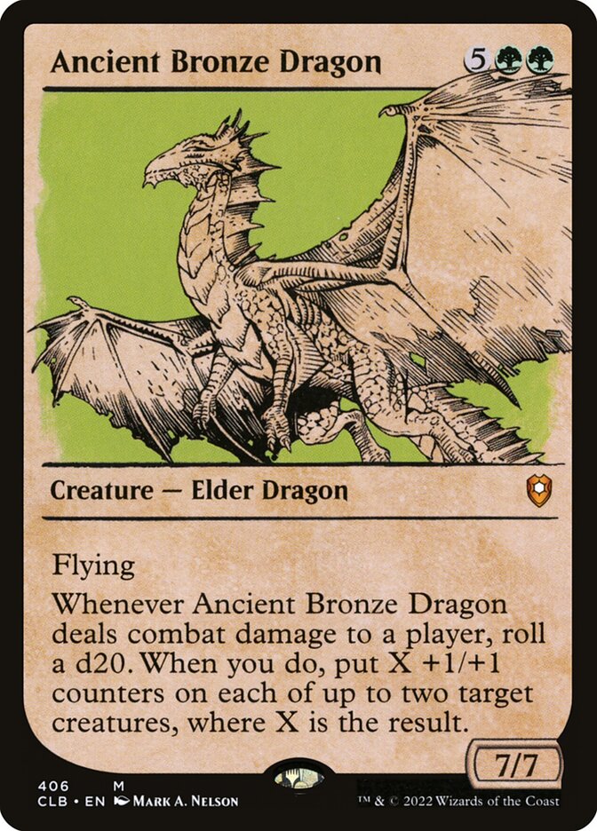 Ancient Bronze Dragon (406) - Commander Legends: Battle for Baldur's Gate (CLB)