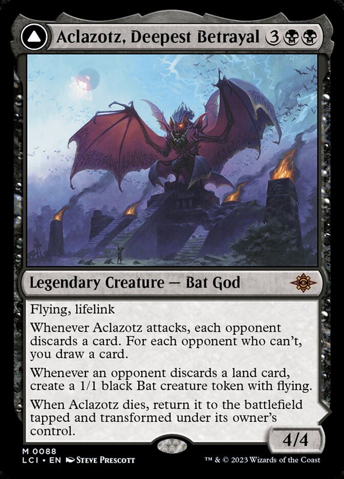 Aclazotz, Deepest Betrayal // Temple of the Dead (88) - The Lost Caverns of Ixalan (LCI)