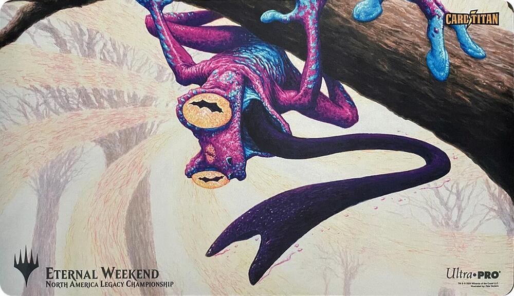 Eternal Weekend Legacy Championship 2024 Ultra Pro Exclusive Playmat for Magic: The Gathering - Psychic Frog