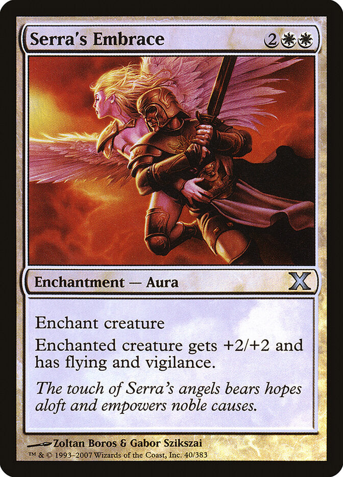 Serra's Embrace (40) - Tenth Edition (10E)