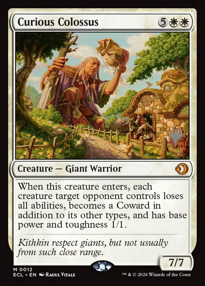 Curious Colossus (12p) - Lorwyn Eclipsed Promos (PECL)