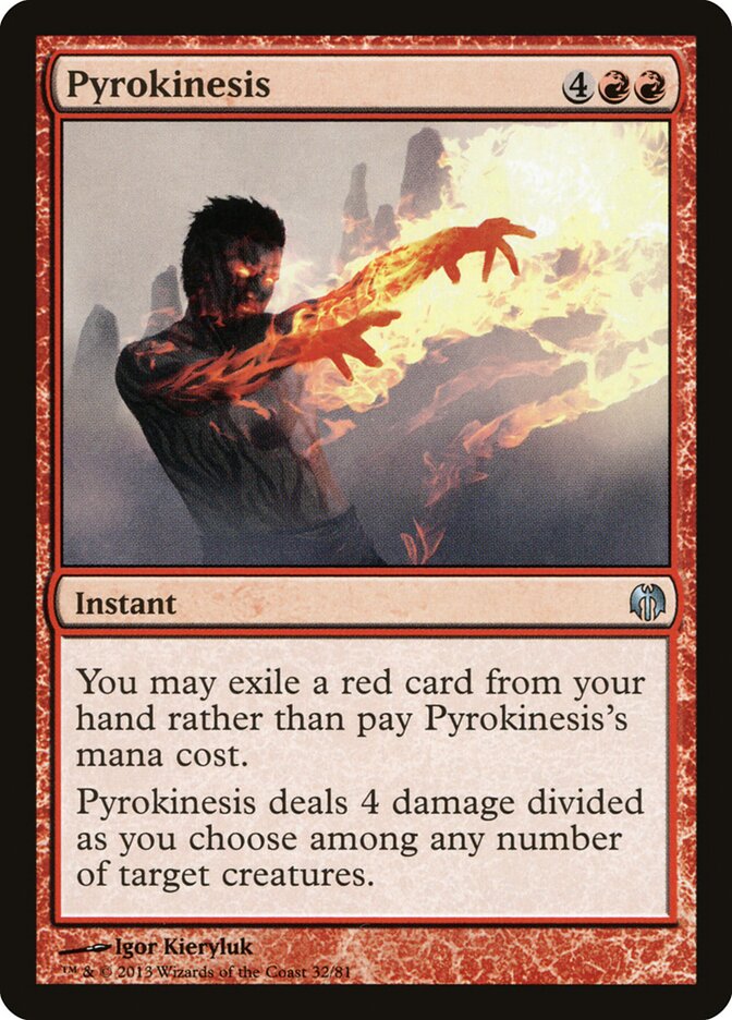 Pyrokinesis (32) - Duel Decks: Heroes vs. Monsters (DDL)