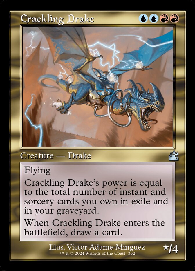 Crackling Drake (362) - Ravnica Remastered (RVR)