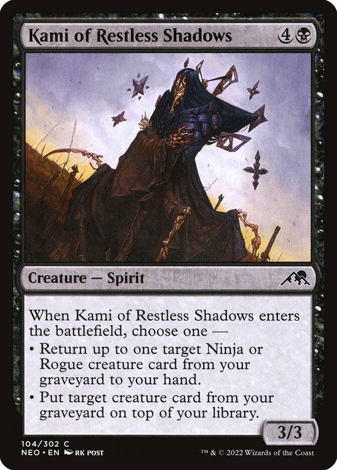 Kami of Restless Shadows (104) - Kamigawa: Neon Dynasty (NEO)