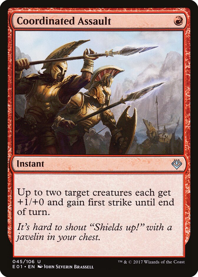 Coordinated Assault (45) - Archenemy: Nicol Bolas (E01)