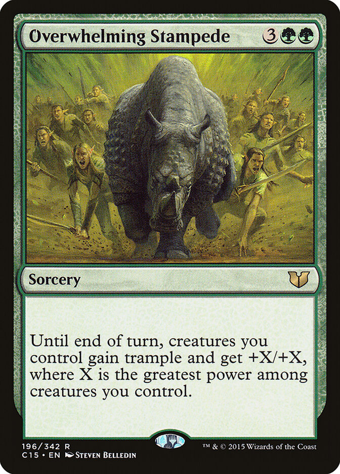 Overwhelming Stampede (196) - Commander 2015 (C15)