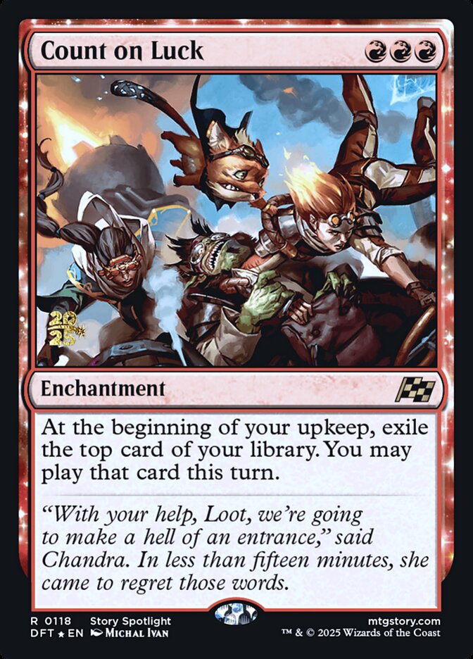 Count on Luck (118s) - Aetherdrift Promos (PDFT)