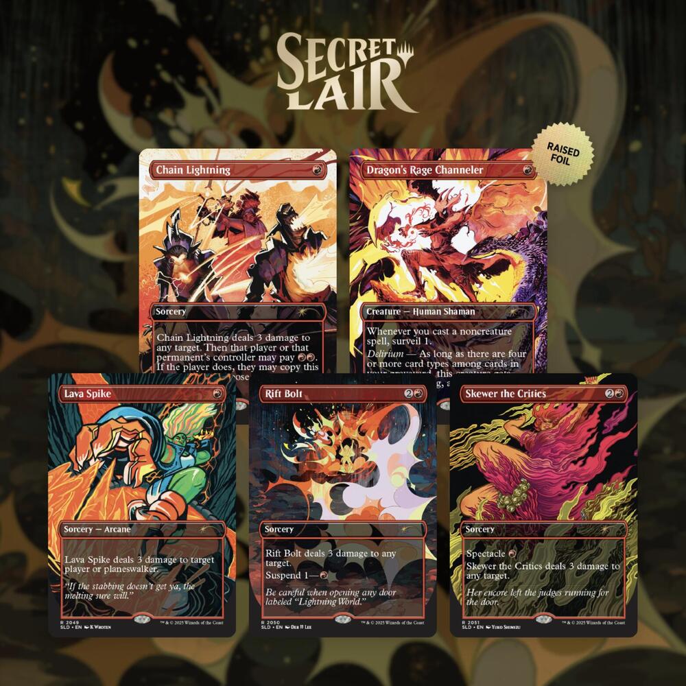 Secret Lair Drop: EVERYTHING IS ON FIRE - Raised Foil Edition - Secret Lair Drop Series (SLD)