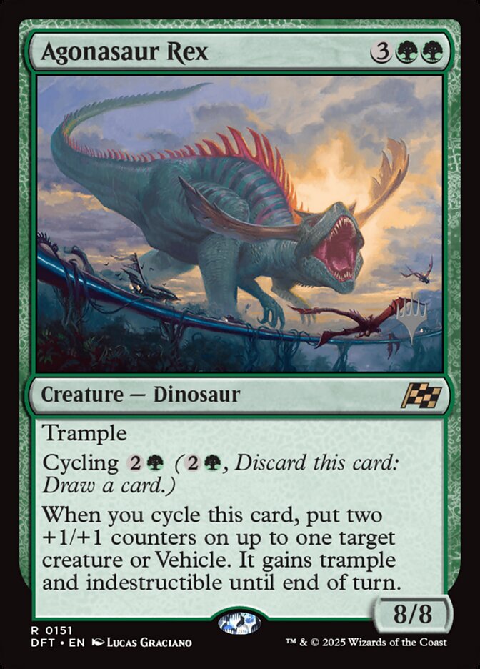 Agonasaur Rex (151p) - Aetherdrift Promos (PDFT)