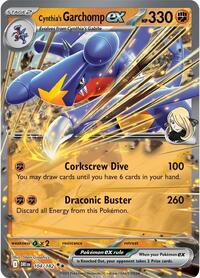 Cynthias Garchomp ex (104) - SV10: Destined Rivals (DRI)