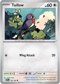 Taillow (156) - SV10: Destined Rivals (DRI)