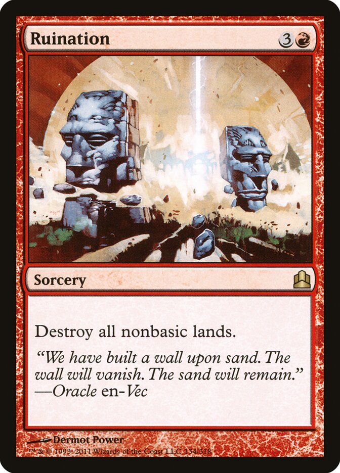 Ruination (134) - Commander 2011 (CMD)