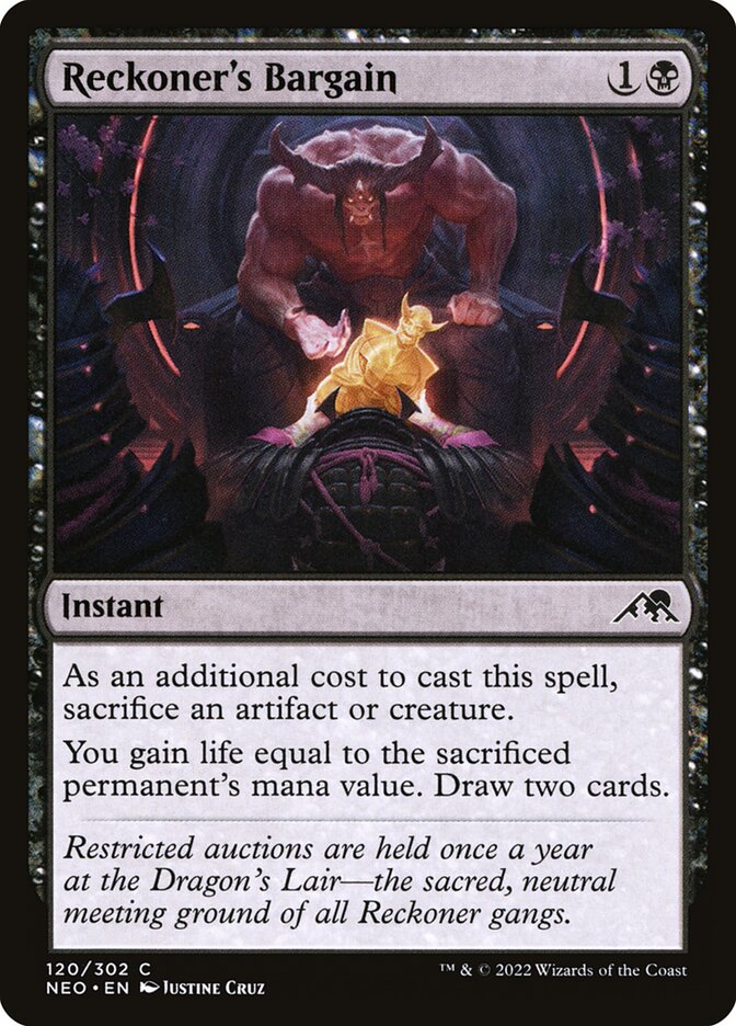 Reckoner's Bargain (120) - Kamigawa: Neon Dynasty (NEO)