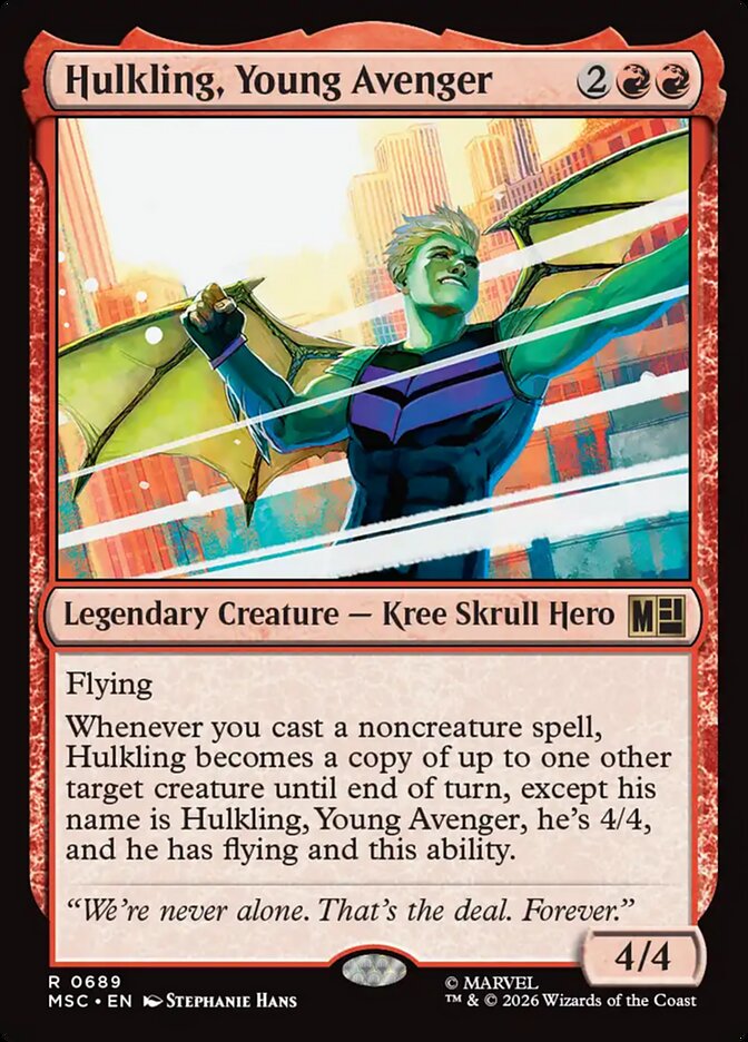 Hulkling, Young Avenger (689) - Marvel Super Heroes Commander (MSC)