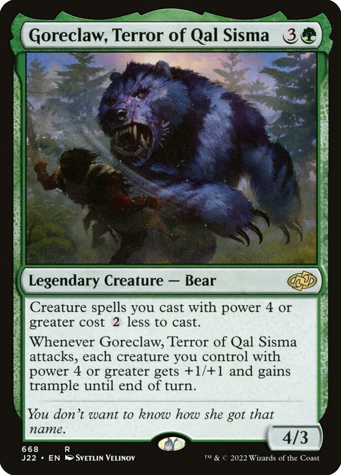 Goreclaw, Terror of Qal Sisma (668) - Jumpstart 2022 (J22)