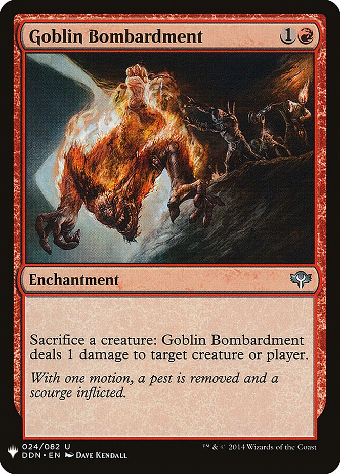 Goblin Bombardment (DDN-24) - The List (PLST)