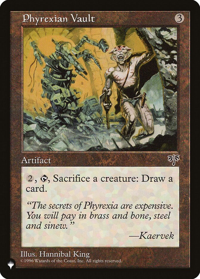 Phyrexian Vault (MIR-316) - The List (PLST)