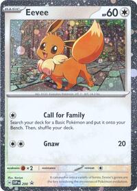 Eevee - 200 (Cosmos Holo) (200) - SV: Scarlet & Violet Promo Cards (SVP)