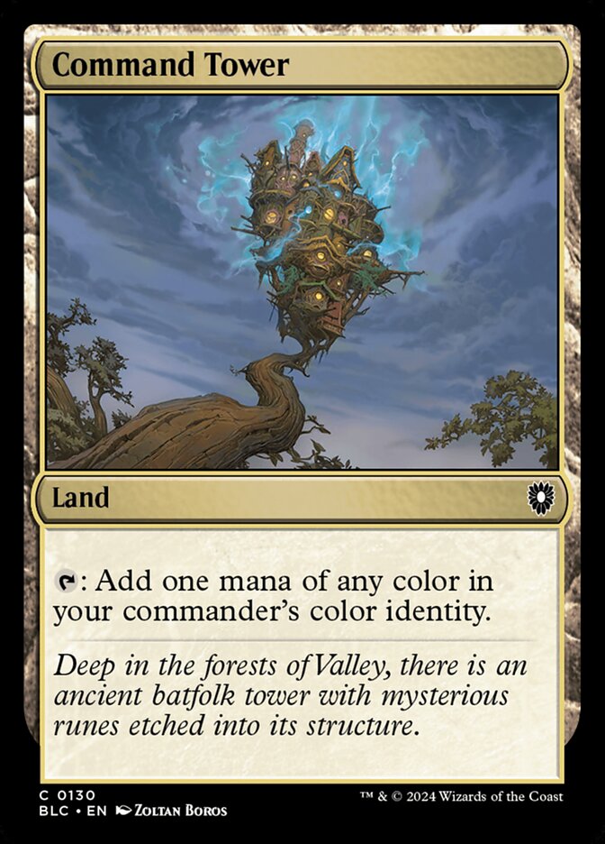 Command Tower (130) - Bloomburrow Commander (BLC)