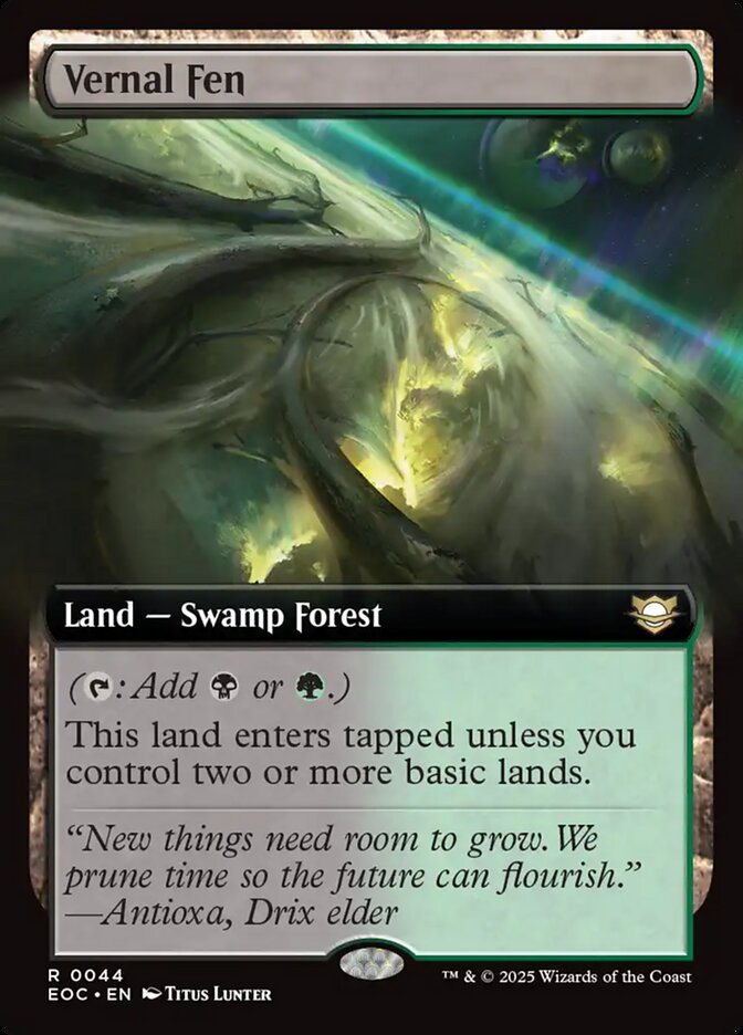 Vernal Fen (44) - Edge of Eternities Commander (EOC)