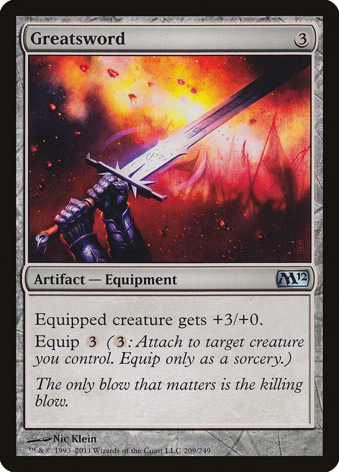 Greatsword (209) - Magic 2012 (M12)