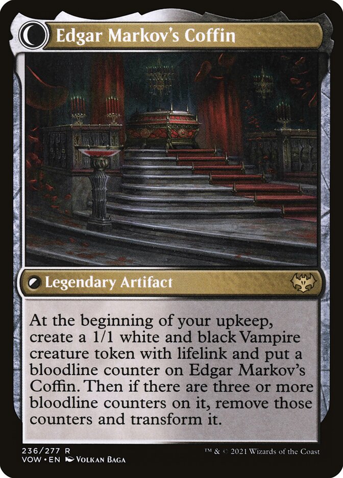 Edgar, Charmed Groom // Edgar Markov's Coffin (236) - Innistrad: Crimson Vow (VOW)