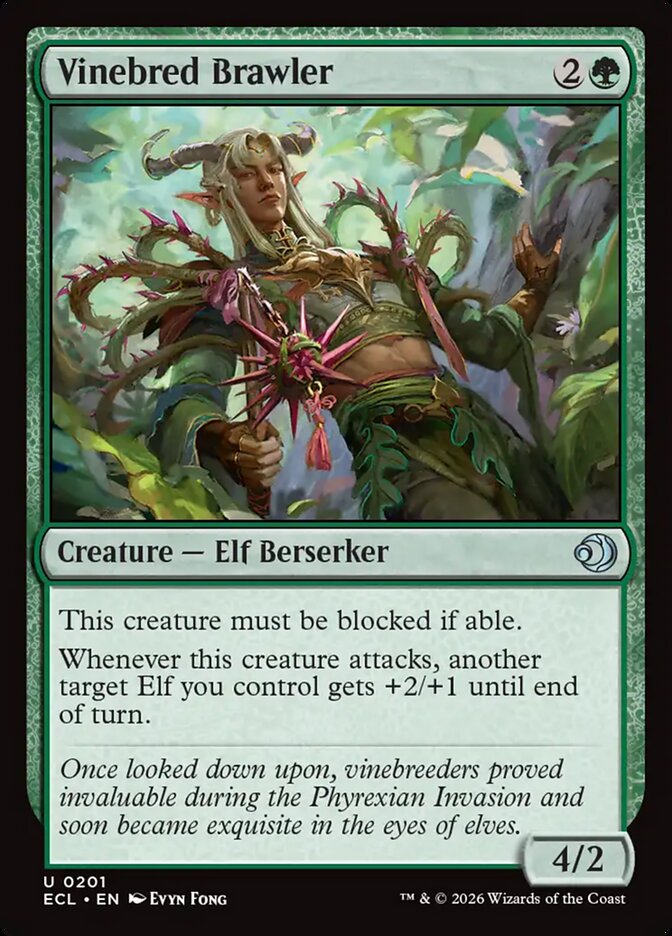 Vinebred Brawler (201) - Lorwyn Eclipsed (ECL)