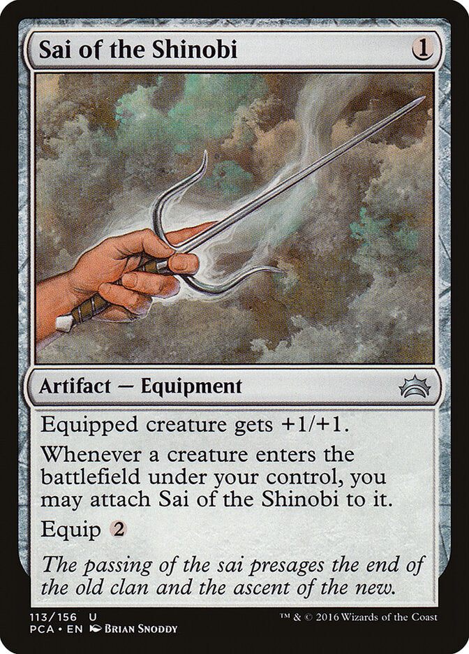 Sai of the Shinobi (113) - Planechase Anthology (PCA)