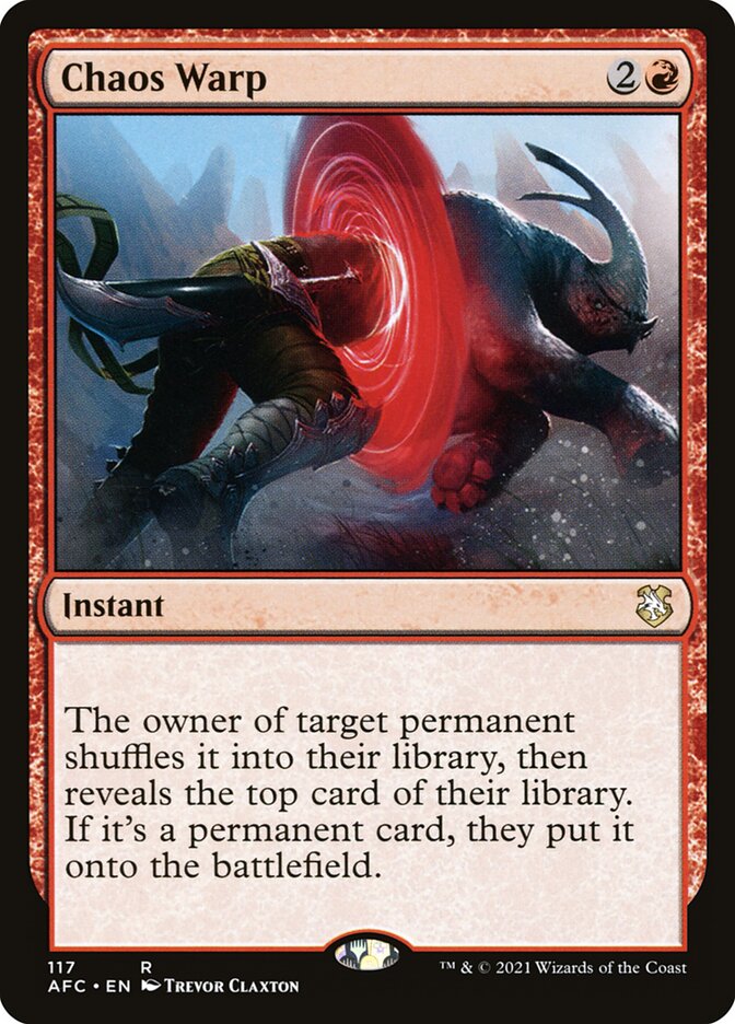 Chaos Warp (117) - Forgotten Realms Commander (AFC)