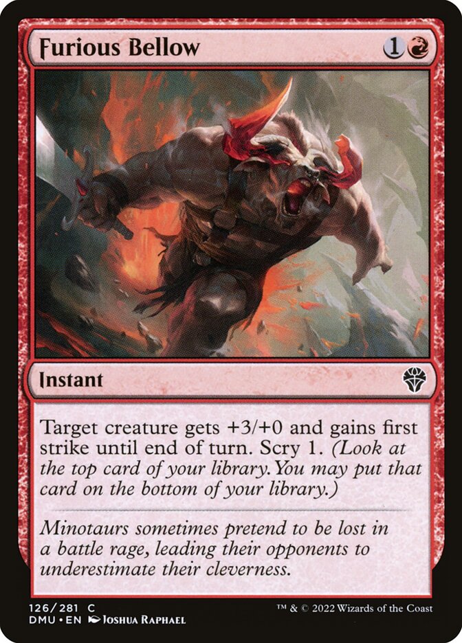 Furious Bellow (126) - Dominaria United (DMU)
