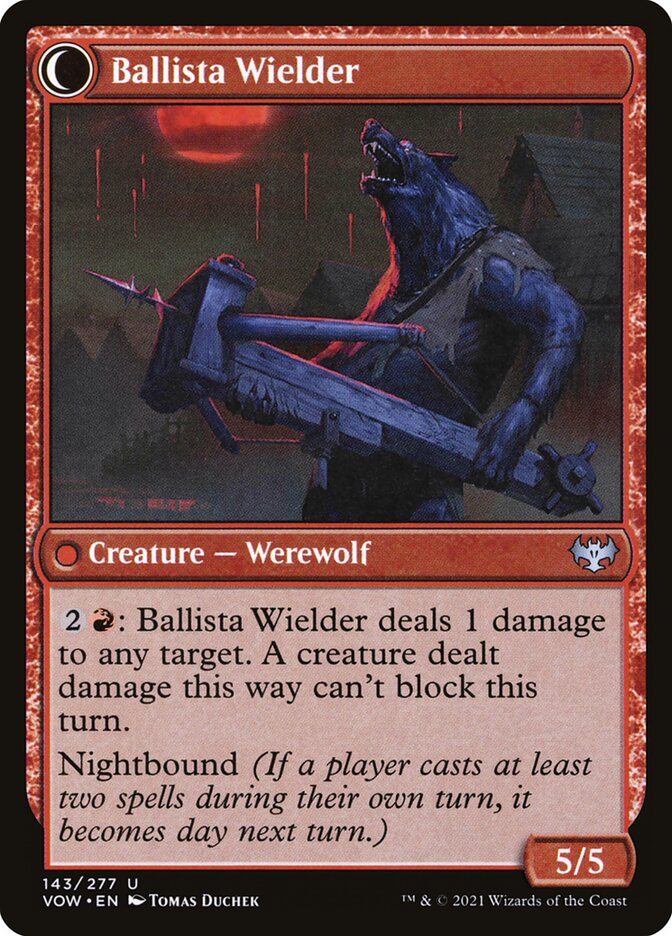 Ballista Watcher // Ballista Wielder (143) - Innistrad: Crimson Vow (VOW)