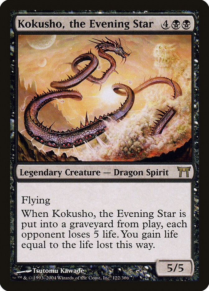 Kokusho, the Evening Star (122) - Champions of Kamigawa (CHK)