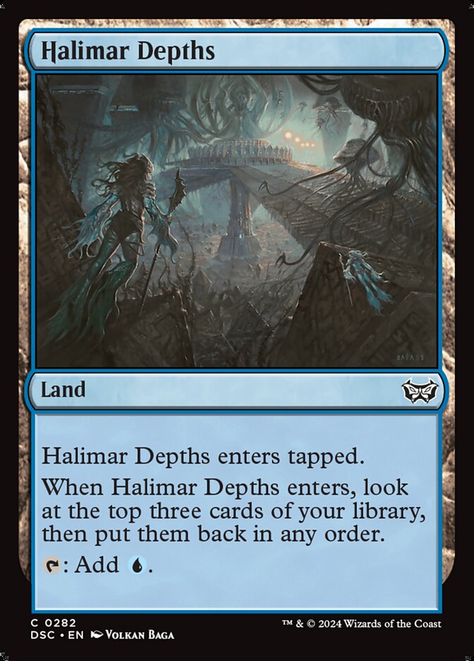 Halimar Depths (282) - Duskmourn: House of Horror Commander (DSC)