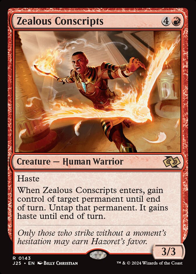 Zealous Conscripts (143) - Foundations Jumpstart (J25)