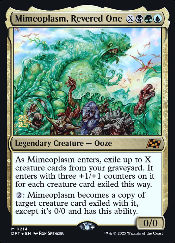 Mimeoplasm, Revered One (214s) - Aetherdrift Promos (PDFT)