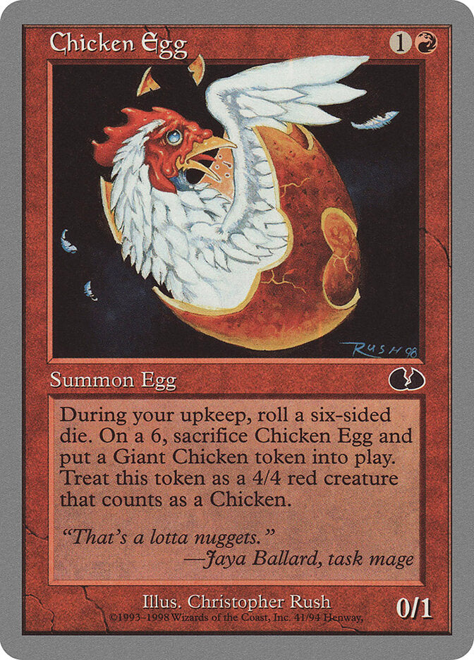 Chicken Egg (41) - Unglued (UGL)