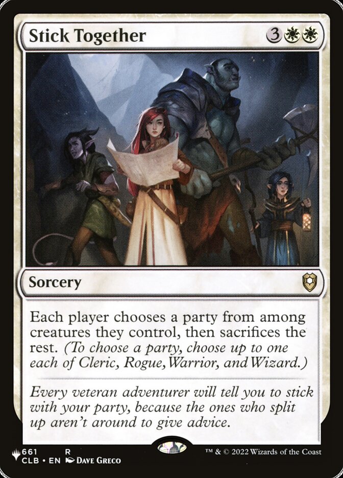 Stick Together (CLB-661) - The List (PLST)