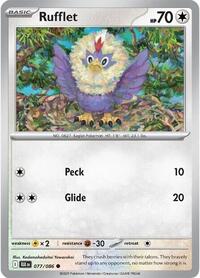 Rufflet (77) - SV: Black Bolt (BLK)