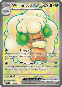 Whimsicott ex (157) - SV: White Flare (WHT)